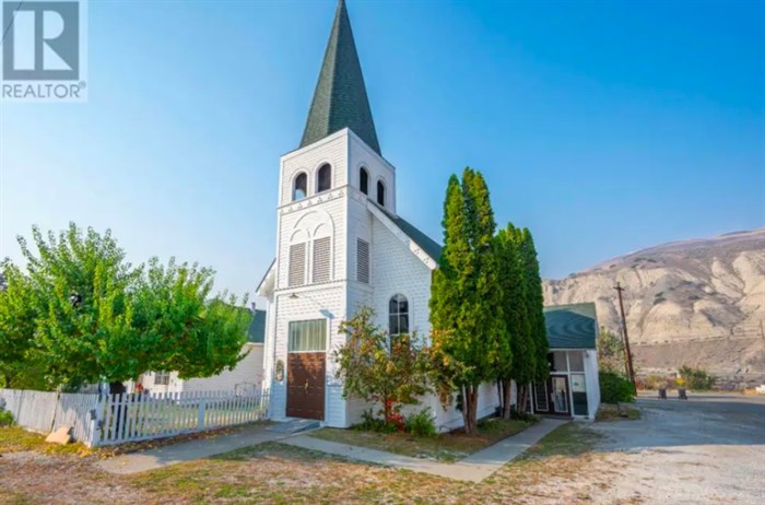 This Ashcroft Church is for sale for $329,000.
