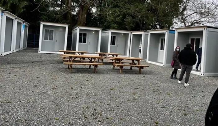 These tiny shelters are in Duncan but are similar to the ones planned for Kelowna.