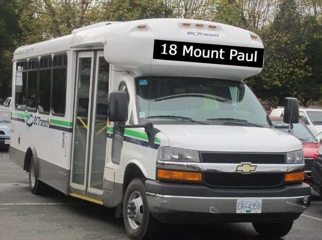Kamloops resident Shay Paul altered this photo to make it appear like the bus she regularly rides to town. 