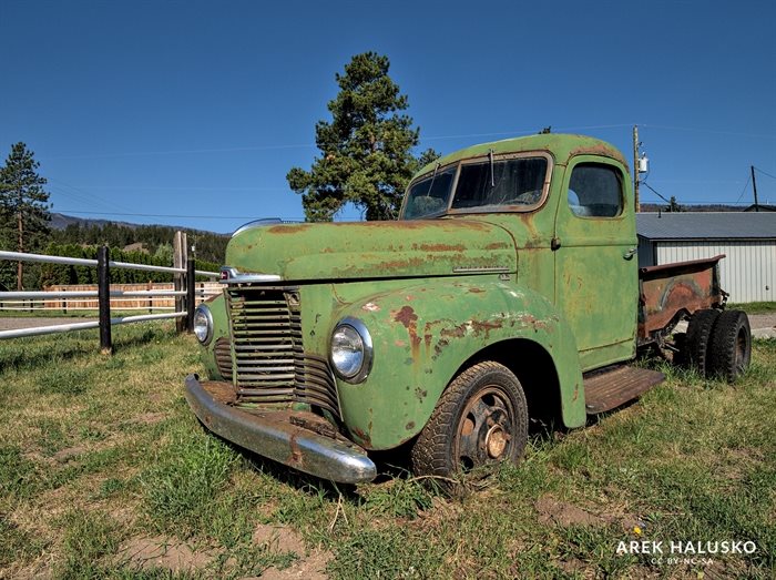 Kamloops photographer Arek Halusko snapped a photo of this vintage Ford pickup truck at Route 97 Diner in Westwold. 