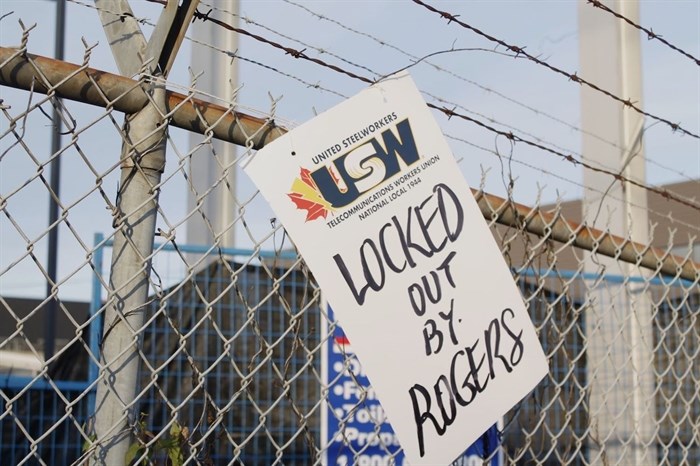 Members of the United Steelworkers Local 1944 say were locked out by telecom giant Rogers. The company has since replaced some striking workers with contractors and other staff.