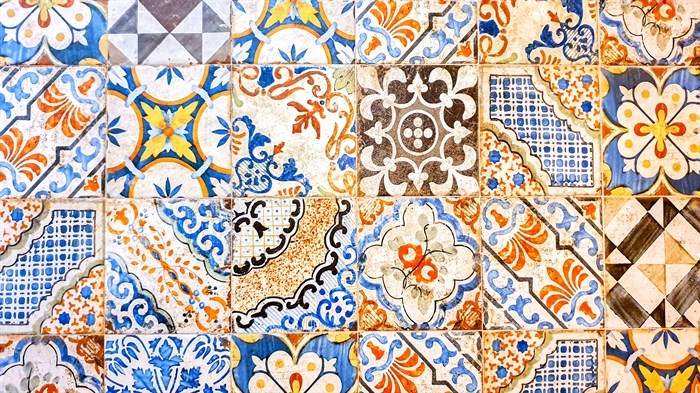 Attractive ceramic tiles
