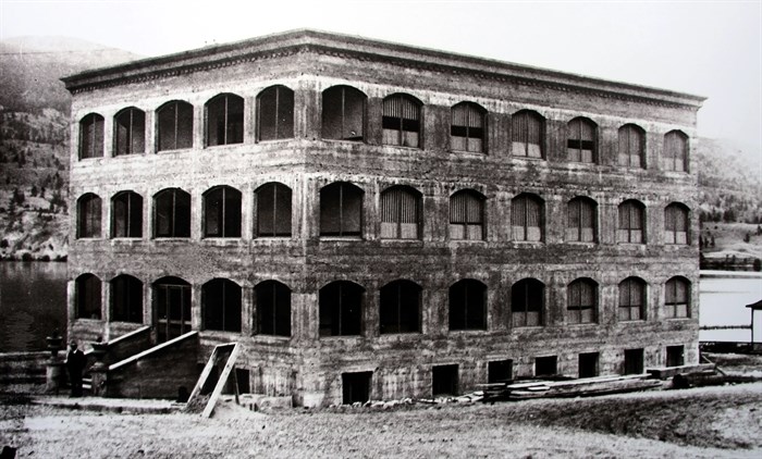 The hotel in its early days.