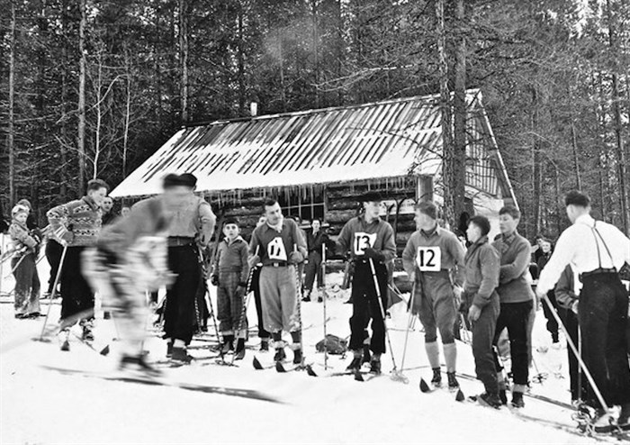 This photo from the 1930s was shared by Steven James on the Old Kelowna Facebook page. It shows the Joe Rich Ski Inn.