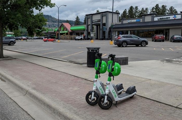 E-scooters and e-bikes are going to be sticking around in Kelowna for another four years. 