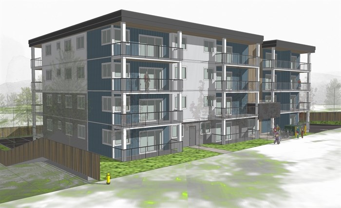 This 49-unit rental housing project, with some affordable apartments, is on hold until City of Vernon planning staff have time to look at it.