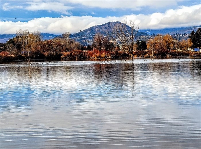 Munson Pond in Kelowna during a warm spell in January. 