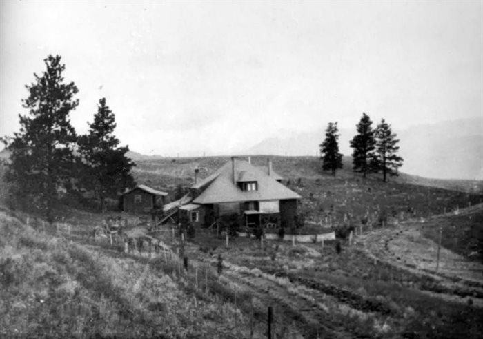 A pre-1950s view of Balquhidder in Kamloops, looking toward the west. 