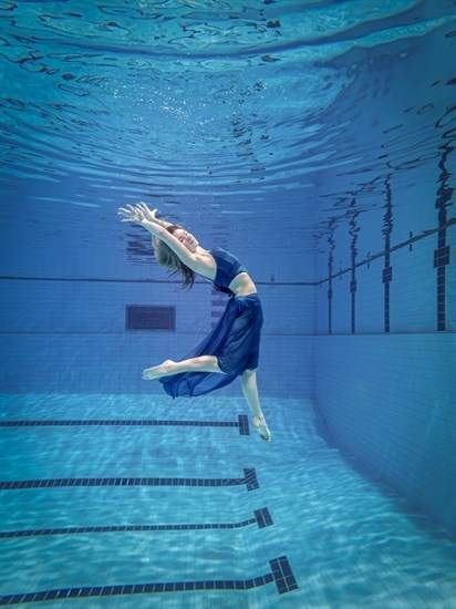 Nevaeh Manuel-Hearn is a Kamloops swimmer pictured in this underwater photo by photographer Bonnie Pryce. 