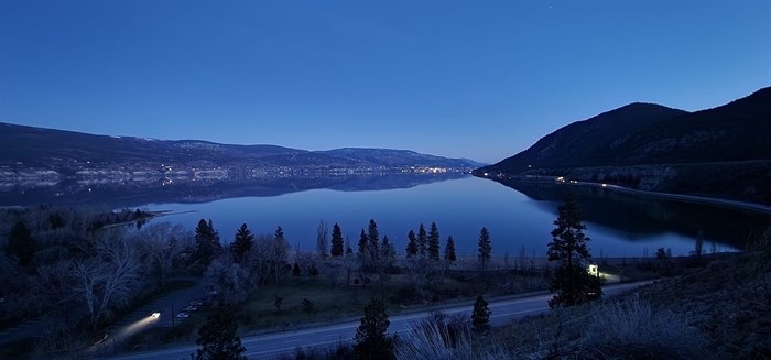 Trout Creek in Summerland is shown in the wee hours of the morning. 