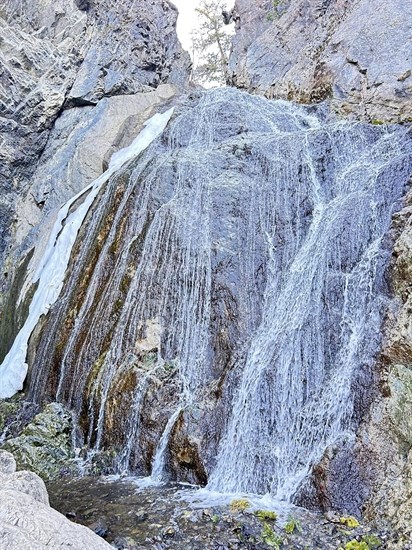 Bridal Veil Falls are located in Peterson Creek Park in Kamloops. 