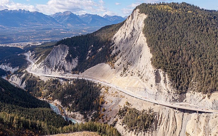 FILE PHOTO - The final traffic headaches for drivers on the Trans-Canada Highway will be felt this spring as the last stage of the massive highway and bridge project in Kicking Horse Canyon wraps up.