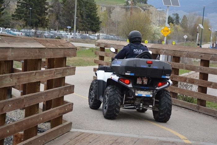 Mounties in Kelowna have decided to address safety concerns surrounding the Okanagan Rail Trail in the city by patrolling on ATVs.