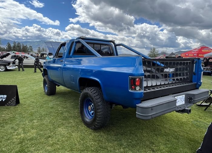 A 1986 Chevy pickup from Summerland. 