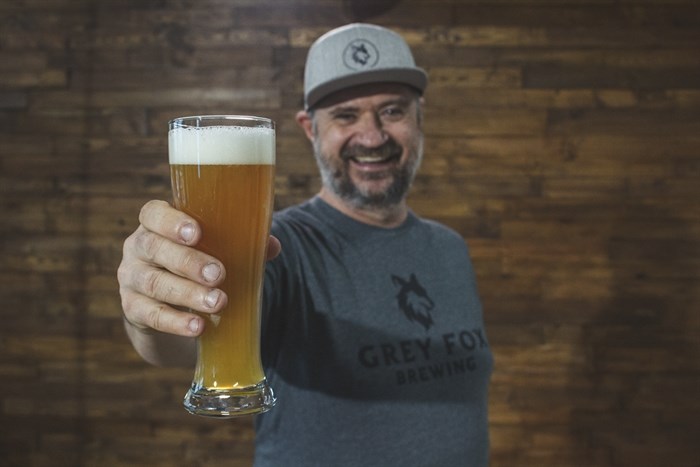 Grey Fox Brewing's owner and brewmaster Chris Neufeld. 