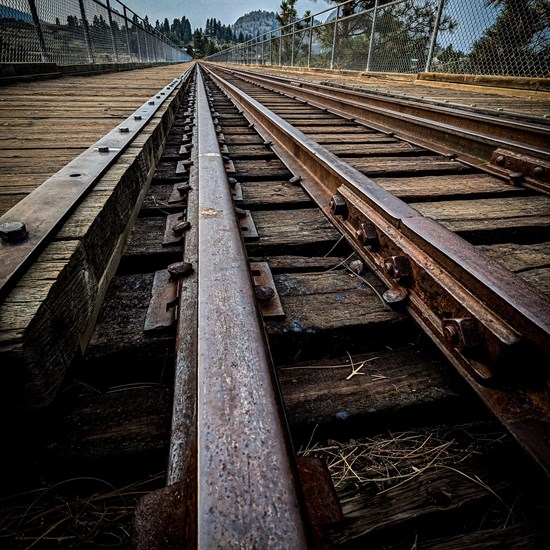 The Trout Creek Trestle bridge in Summerland is located on the Kettle Valley Rail Trail.