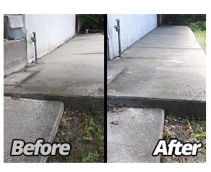 Accurate Concrete before and after service