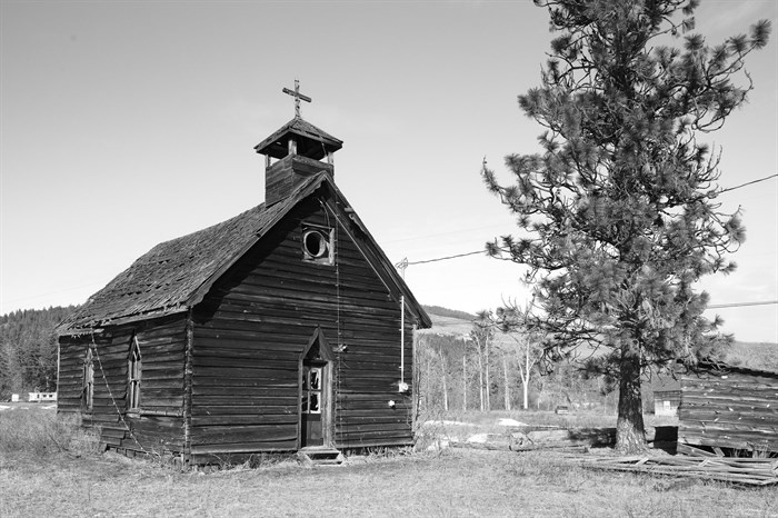 This old church is found on Westside Road between West Kelowna and Vernon. 