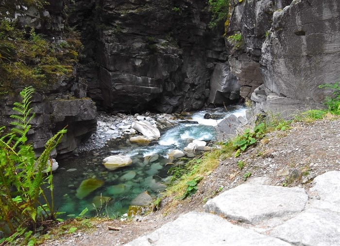 The Coquihalla River runs through Coquihalla Canyon Provincial Park near Hope. 