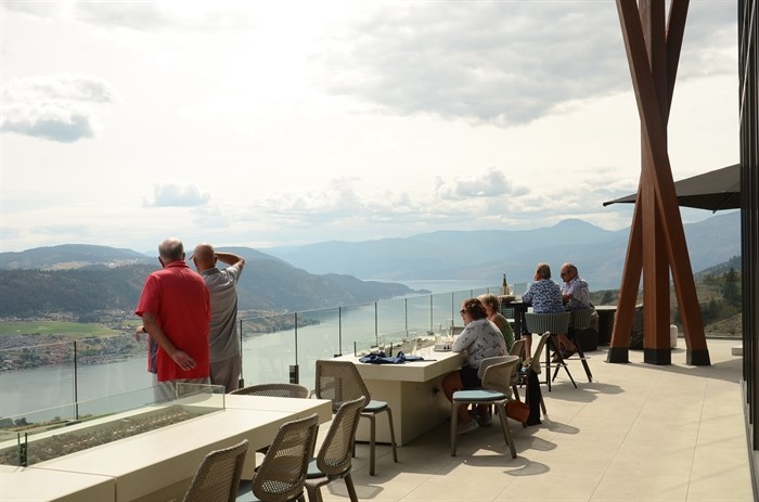 Perched high in the hills above Vernon the Edge Restaurant and Bar quietly opened its doors last week giving diners some of the best views of any eatery in the region. The patio sits 120.