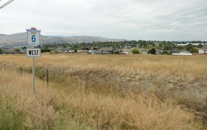 The proposed site on Highway 6, Vernon.