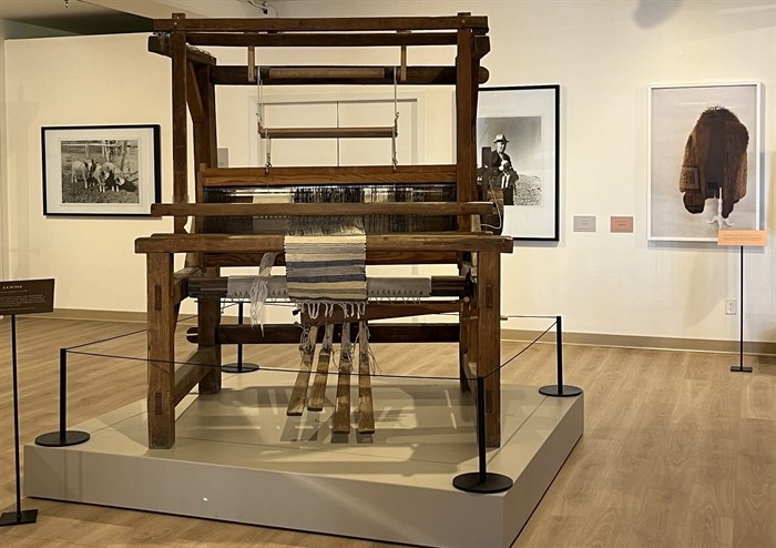 This loom at Kamloops Museum and Artifacts is believed to be from the 1700s. 