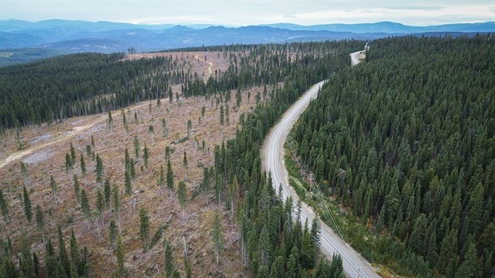 Development around the Big White mountain in syilx Okanagan territory on Oct. 4, as the ski resort continues its expansion.

