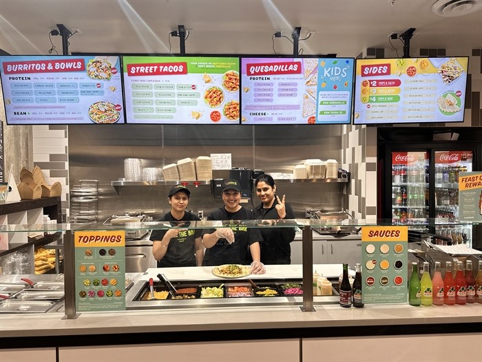 barBURRITO Vernon Polson Park staff at the counter