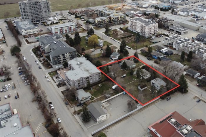 The proposed location for a six-storey apartment building on Barlee Road.