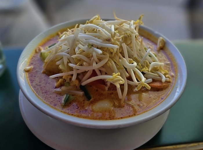 Soup lovers can find Laksa soup at Mad Mango Cafe in Kelowna. 