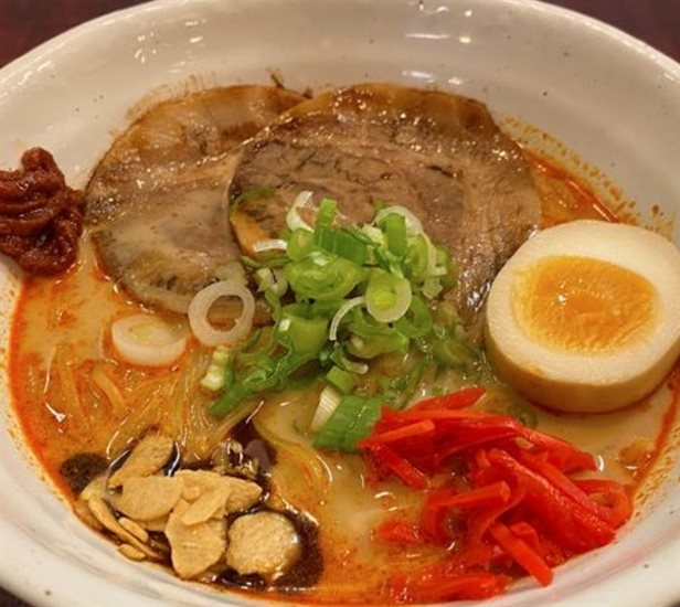 This bowl of Spicy Tonkotsu can be found at Ramen Arashi