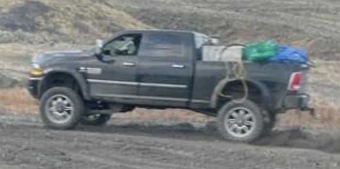 The truck associated with the archery equipment theft in Kamloops on Oct. 29, 2024.