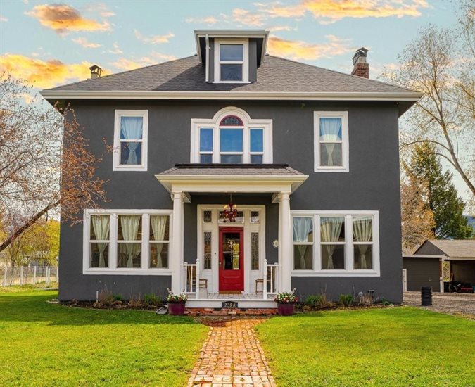 This 1910 home has been beautifully restored.