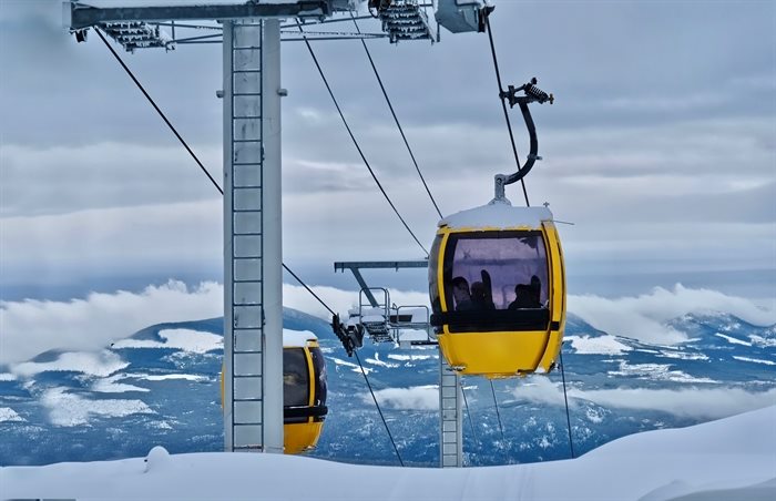 Gondola at Big White Ski Resort