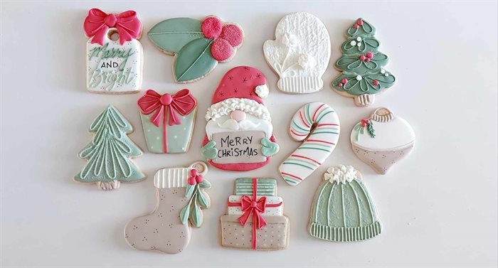 A Vernon baker at @sugarbeecookies.ca made these festive sugar cookies. 