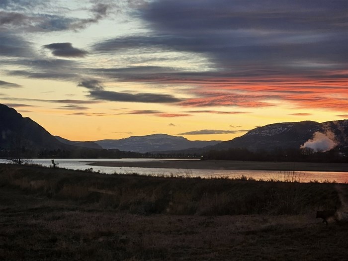 The valley bottoms in Kamloops were completely brown on Christmas day, 2024 when this photograph was taken. 