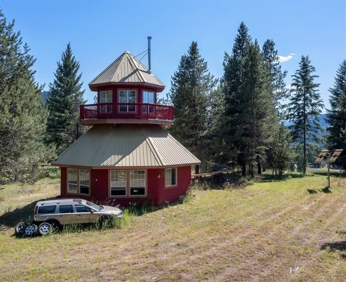 One of the buildings on the property for sale.