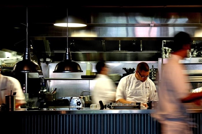 Chefs at Waterfront Wines Restaurant in Kelowna.