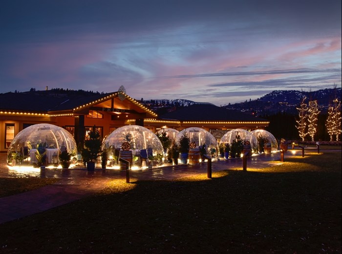 Frind Winery in the Winter months.