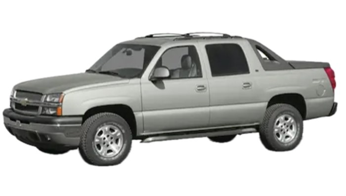 Stock photo of a similar 2004 Grey Chevrolet Avalanche belonging to Kurtis Robinson. 