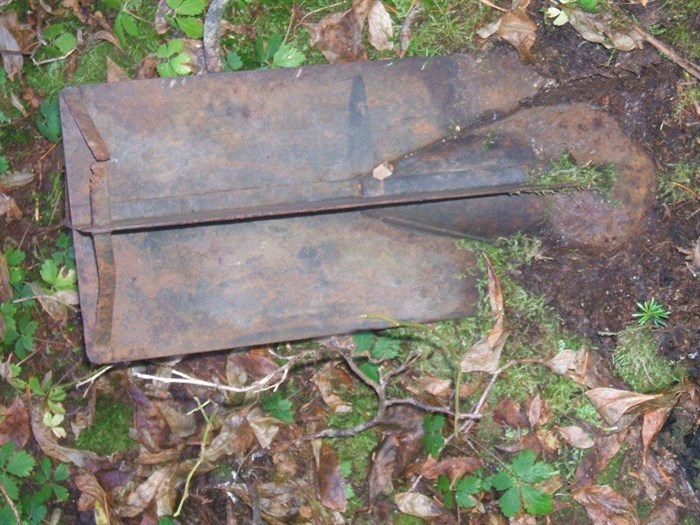 A Second World War Japanese balloon bomb was found sticking out of the ground near Lumby Oct. 9, 2014.