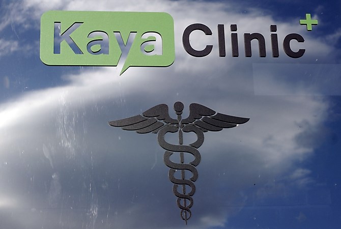 The Kaya Clinic in downtown Kelowna was raided by police Jan. 15.