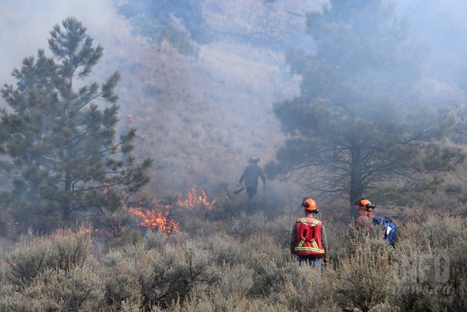 B.C. Wildfire is working with the city to perform prescribed burns at Kenna Cartwright Park.