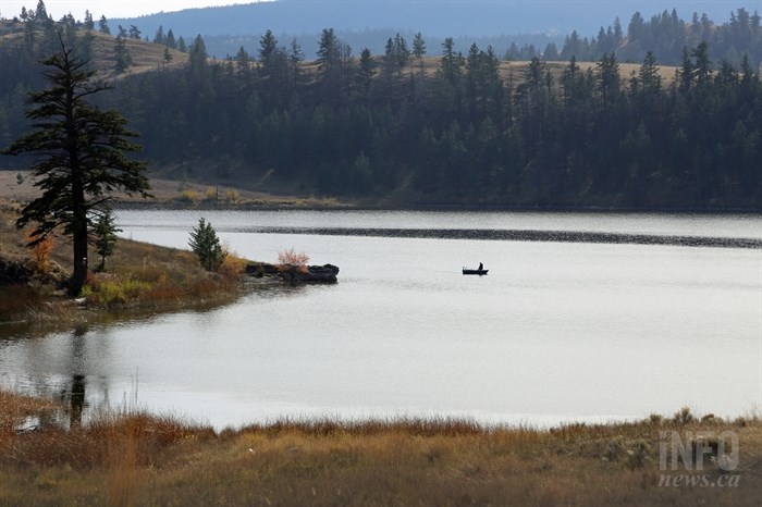 Jacko Lake is a popular fishing area located within the Ajax Mine property.