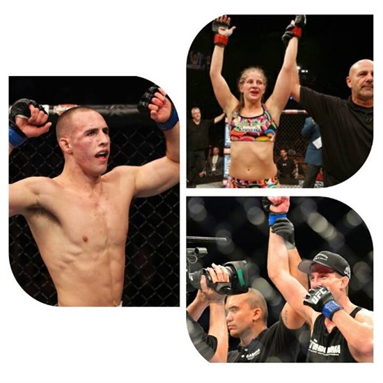Kelowna fighters Rory MacDonald, Matt Dwyer and Sarah Moras will all be fighting in the UFC in the next seven days.