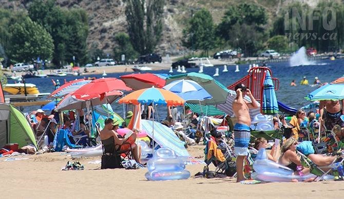 Thompson-Okanagan beaches are one reason the region is bucking a slowing growth rate in B.C.