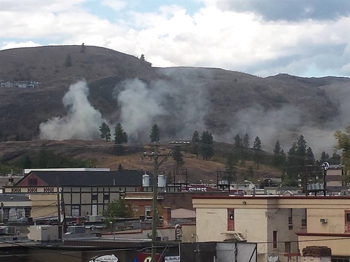 Smoke from a house fire in the 3900-block of Alexis Park Drive in Vernon can be seen in this photo posted to Facebook, Sunday, Sept. 6, 2015.