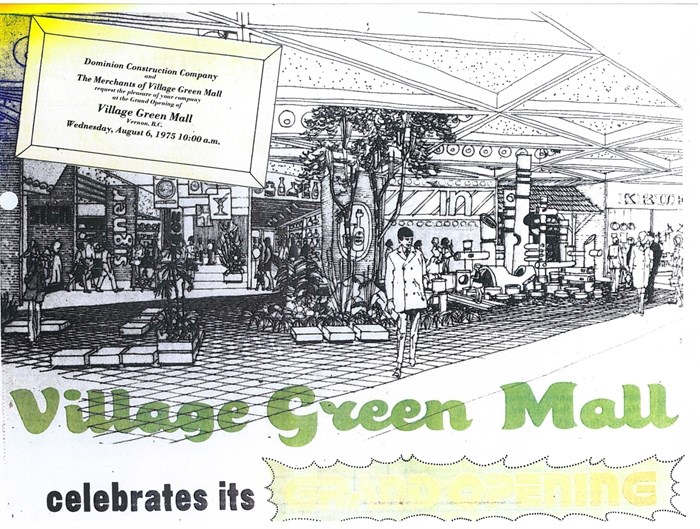The Village Green Mall opened Aug. 6, 1975. 