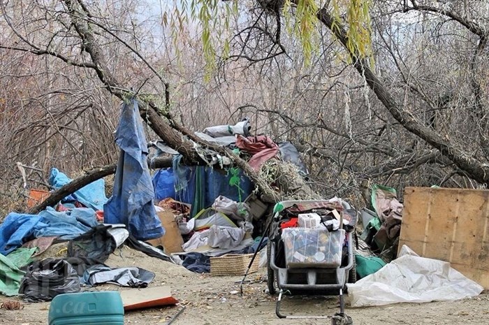 This homeless camp adjacent to Pioneer Park was disassembled by Bylaw officers and contractors on Nov. 10, 2015