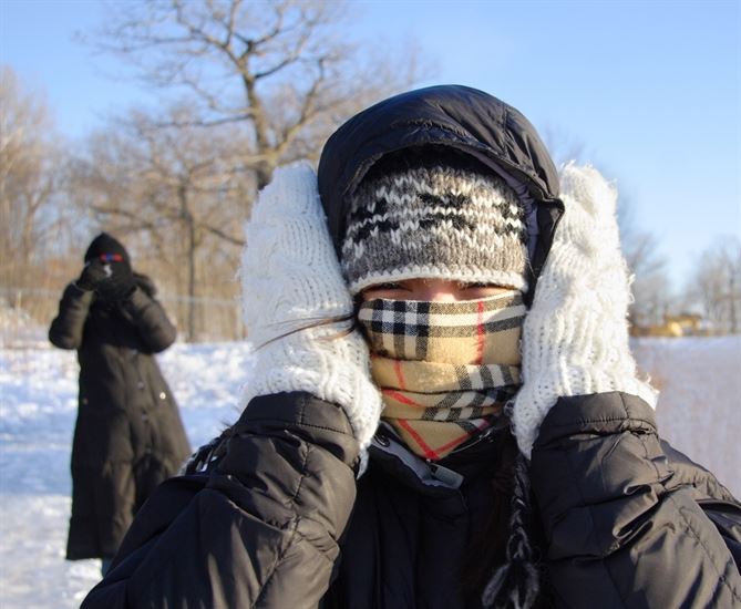 January weather - Winter 2024 - Snag, Canada